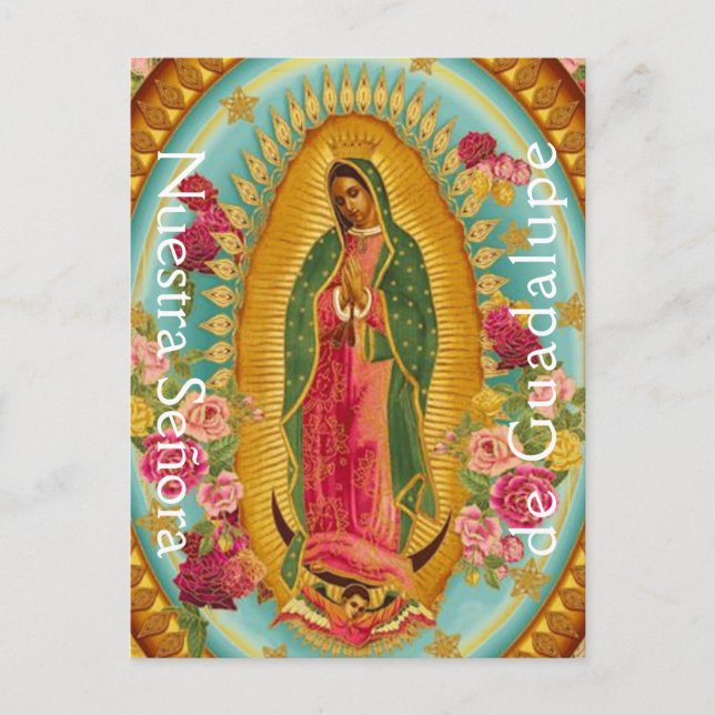 Postal Postcard de Nuestra Señora de Guadalupe (Anverso)