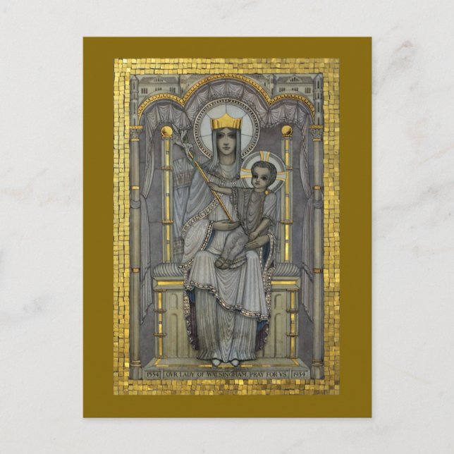 Postal Postcard de Nuestra Señora de Walsingham (Anverso)