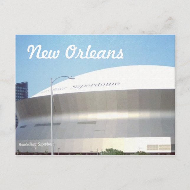 Postal Postcard de Nueva Orleans (Anverso)