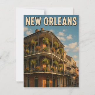Postal Postcard de Nueva Orleans