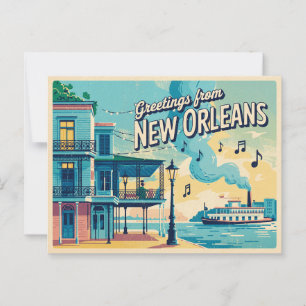 Postal Postcard de Nueva Orleans