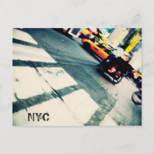 Postal Postcard de NYC Rush