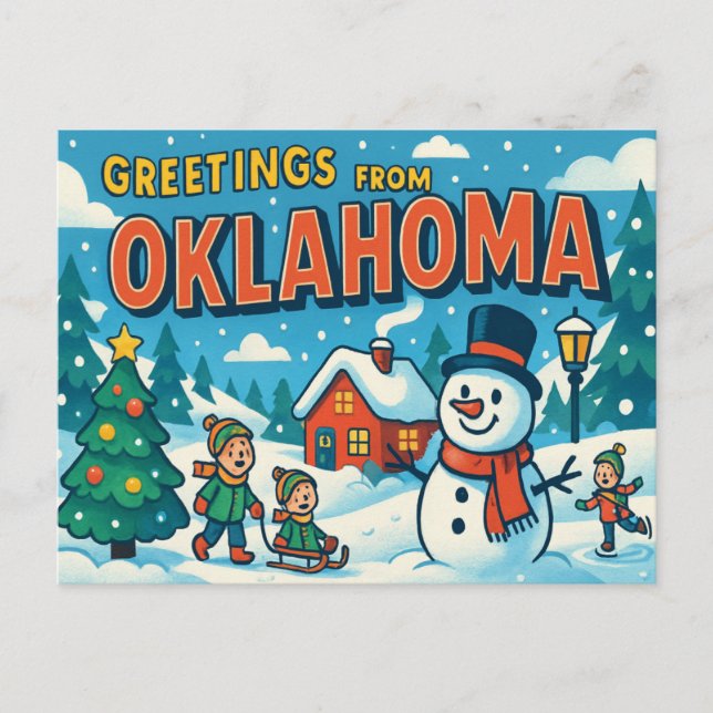 Postal Postcard de OKLAHOMA (Anverso)