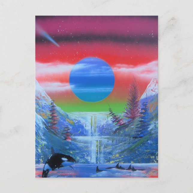 Postal Postcard de Orca (Anverso)