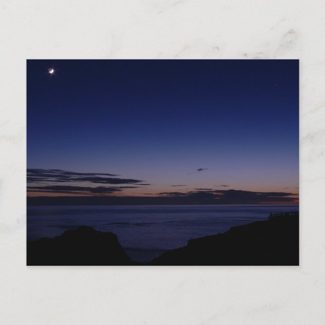 Postal Postcard de Oregon Sunset (Anverso)