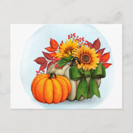 Postal Postcard de otoño