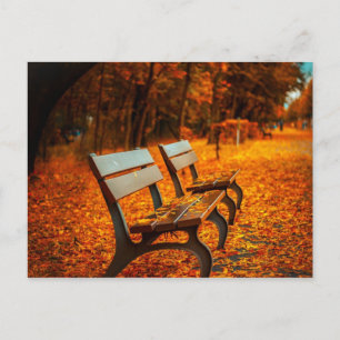 Postal Postcard de otoño
