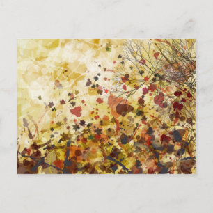 Postal Postcard de otoño