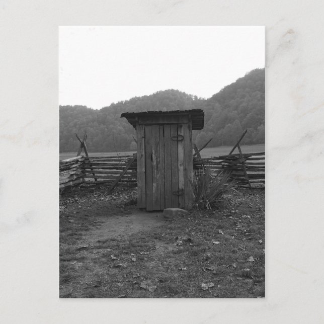 Postal Postcard de Outhouse (Anverso)