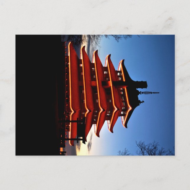 Postal Postcard de Pagoda (Anverso)