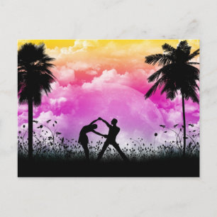 Postal Postcard de Palmtree Romance