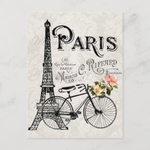 Postal Postcard de París de época