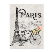 Postcard de París de época