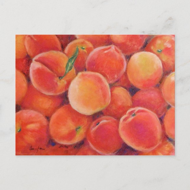 Postal Postcard de Pastel Peaches (Anverso)