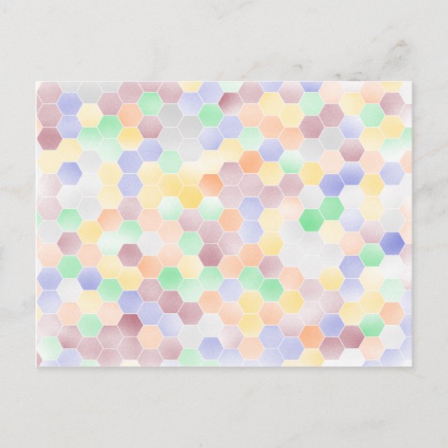 Postal Postcard de Pastels (Anverso)