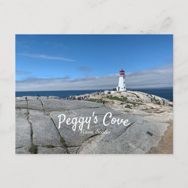 Postal Postcard de Peggys Cove Nova Scotia (Anverso)