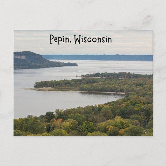 Postal Postcard de Pepin Wisconsin (Anverso)