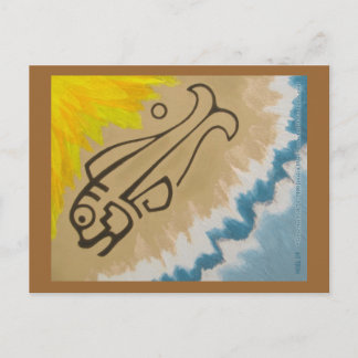 Postal Postcard de pescado de Veracruz