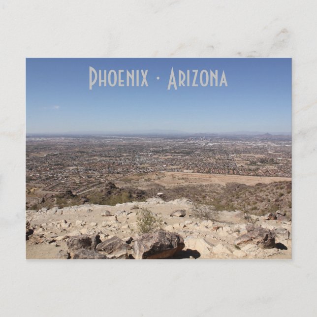 Postal Postcard de Phoenix Cityscape (Anverso)