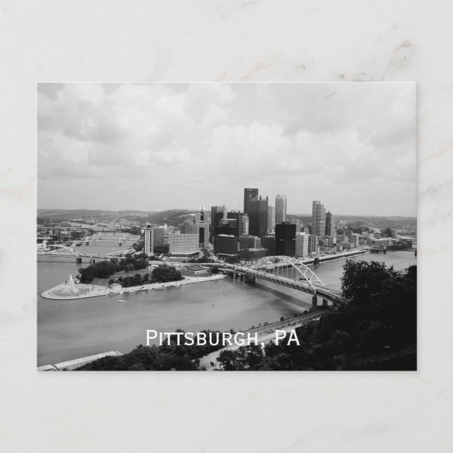 Postal Postcard de Pittsburgh (Anverso)