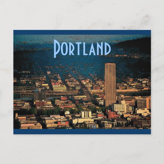 Postal Postcard de Portland (Anverso)