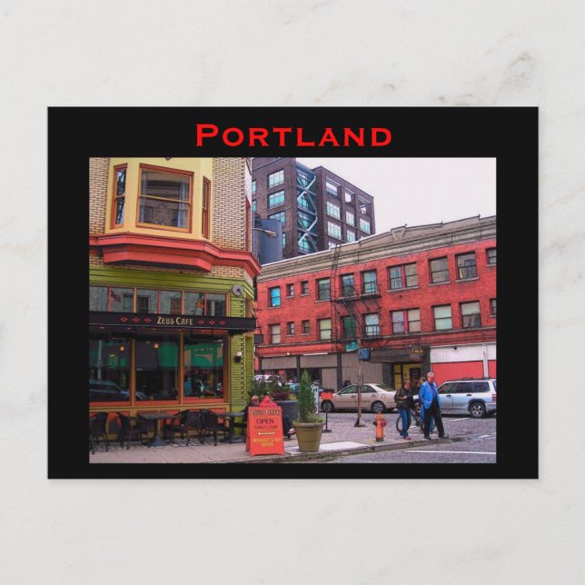 Postal Postcard de Portland (Anverso)