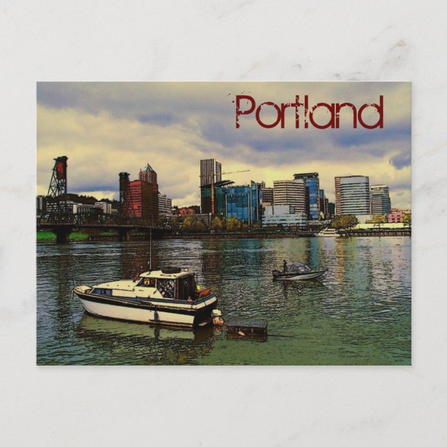 Postal Postcard de Portland (Anverso)