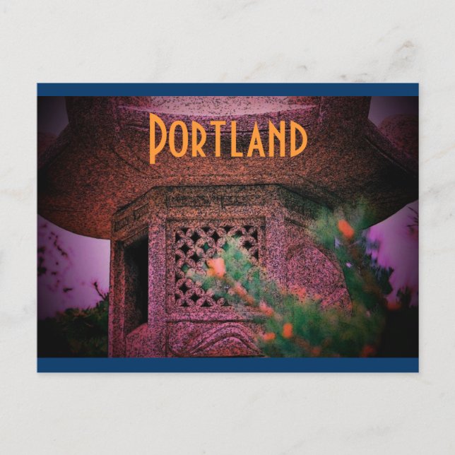 Postal Postcard de Portland (Anverso)