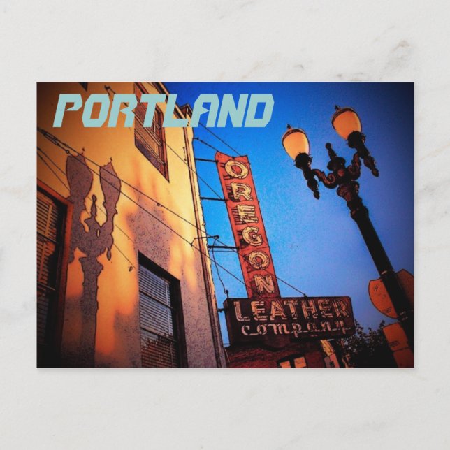 Postal Postcard de Portland (Anverso)