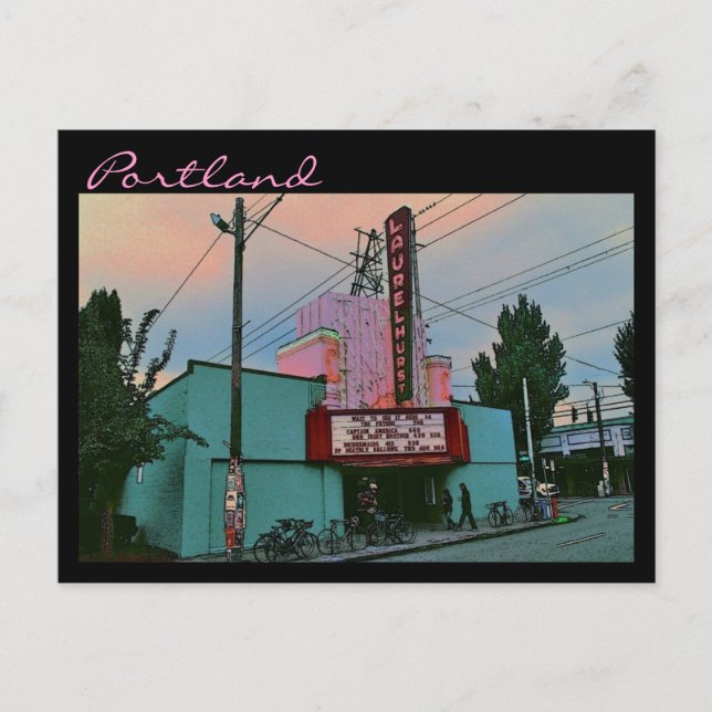 Postal Postcard de Portland (Anverso)