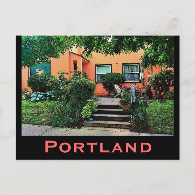 Postal Postcard de Portland (Anverso)