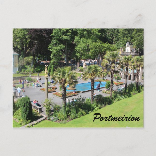 Postal Postcard de Portmeirion Tres (Anverso)