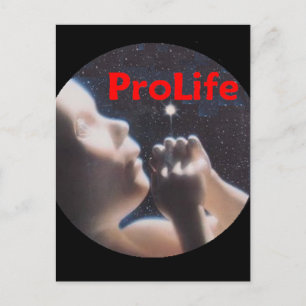 Postal Postcard de ProLife