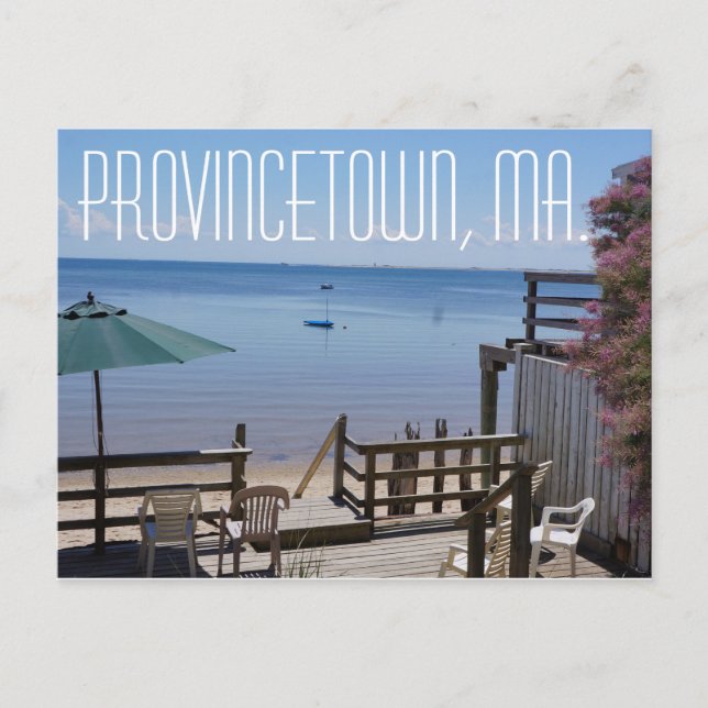 Postal Postcard de Provincetown Massachusetts (Anverso)