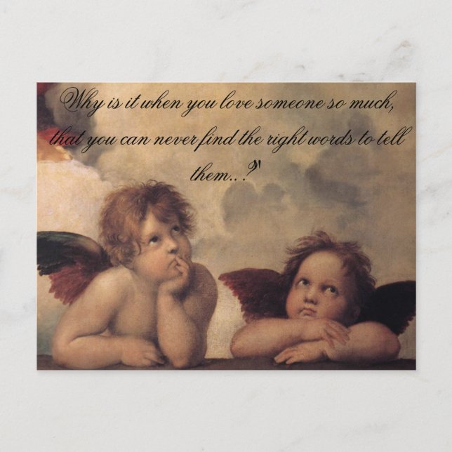 Postal Postcard de Raphael Angels (Anverso)
