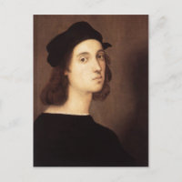 Postcard de Raphael Self-Portrait
