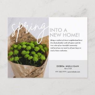 Postal Postcard de Realtor - Marketing de primavera inmob