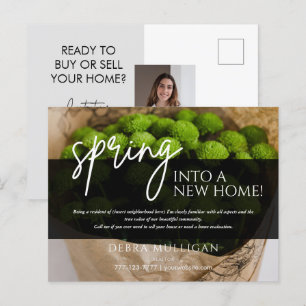 Postal Postcard de Realtor - Marketing de primavera inmob