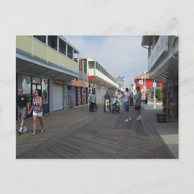 Postal PostCard de Rehoboth Beach Boardwalk (Anverso)