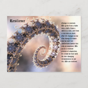 Postal Postcard de resiliencia