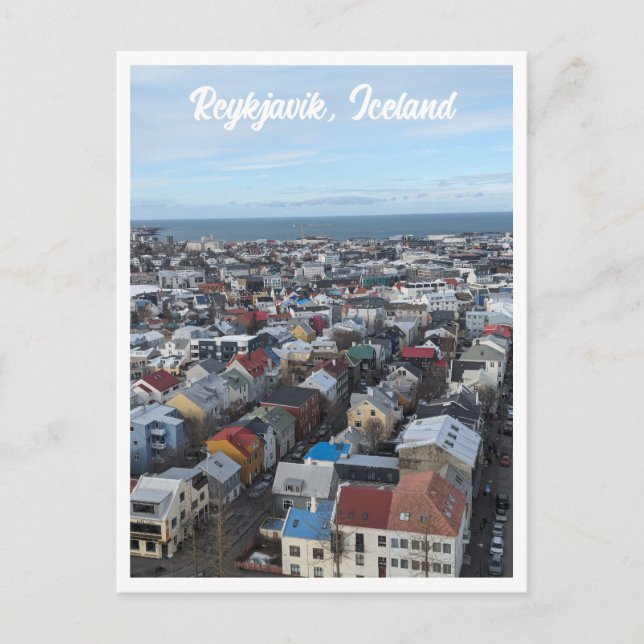 Postal Postcard de Reykjavik (Anverso)
