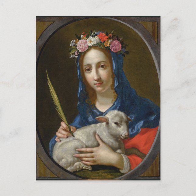 Postal Postcard de Saint Agatha (por Cesare Dandini) (Anverso)