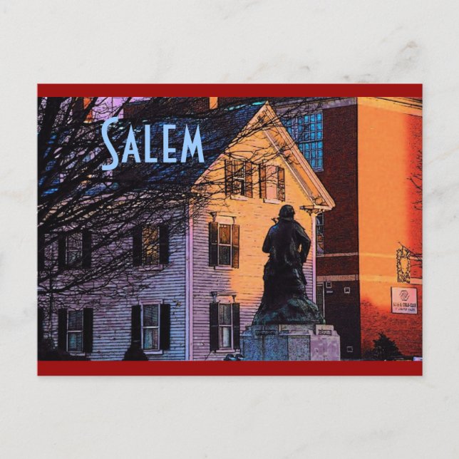 Postal Postcard de Salem (Anverso)