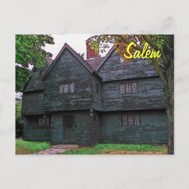 Postal Postcard de Salem (Anverso)