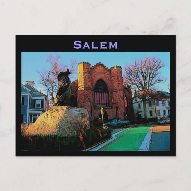 Postal Postcard de Salem (Anverso)