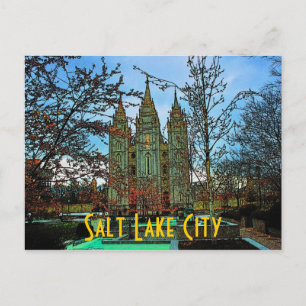 Postal Postcard de Salt Lake City