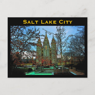 Postal Postcard de Salt Lake City