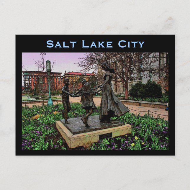 Postal Postcard de Salt Lake City (Anverso)