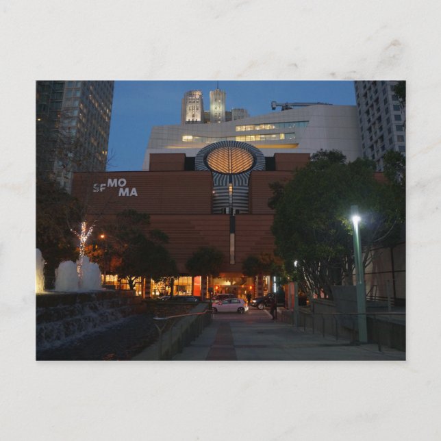 Postal Postcard de San Francisco MOMA (Anverso)