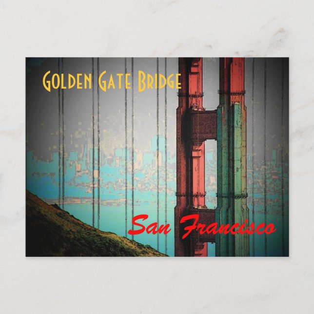 Postal Postcard de San Francisco - Personalizado (Anverso)